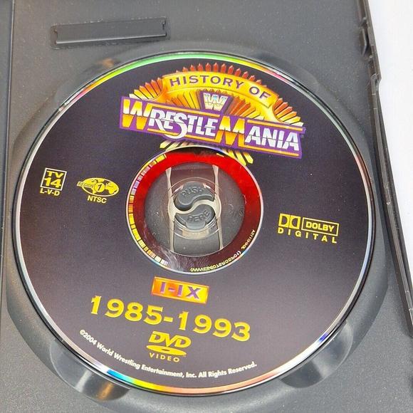 WWE - The History of WrestleMania I-IX, 1985-1993 Bret Hart Randy Savage, Hogan - Picture 4 of 5